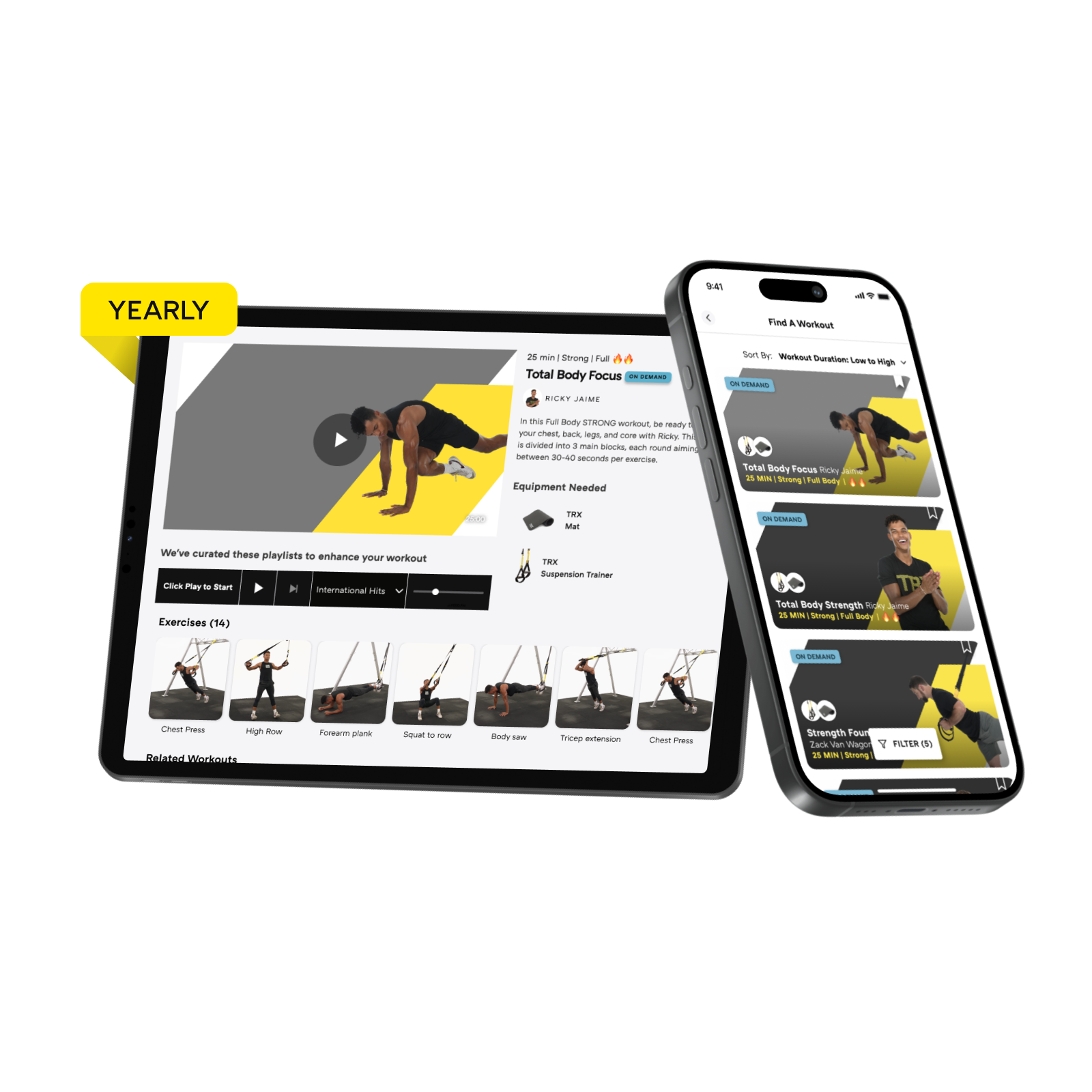 TRX GO selling - BLACK SUSPENTION TRAINING SYSTEM (1 YEAR FREE APP SUBSCRIPTION)