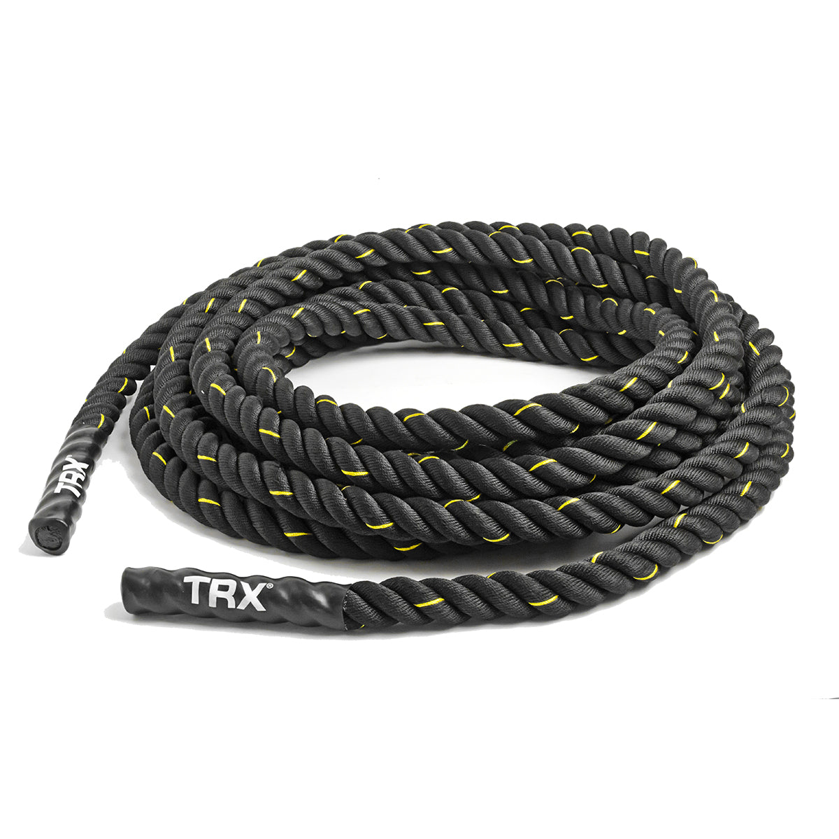 Workout Fitness Climbing Rope Gym Exercise Battle Rope 15' Ft in Black