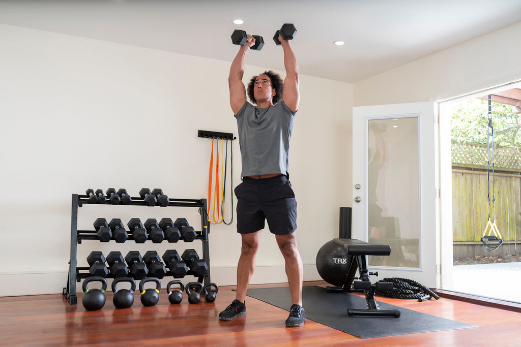 This 20-Minute Upper-Body Dumbbell Workout Builds Muscle At Home