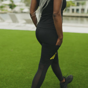 TRX LADIES FULL-LENGTH MESH PANEL LEGGING