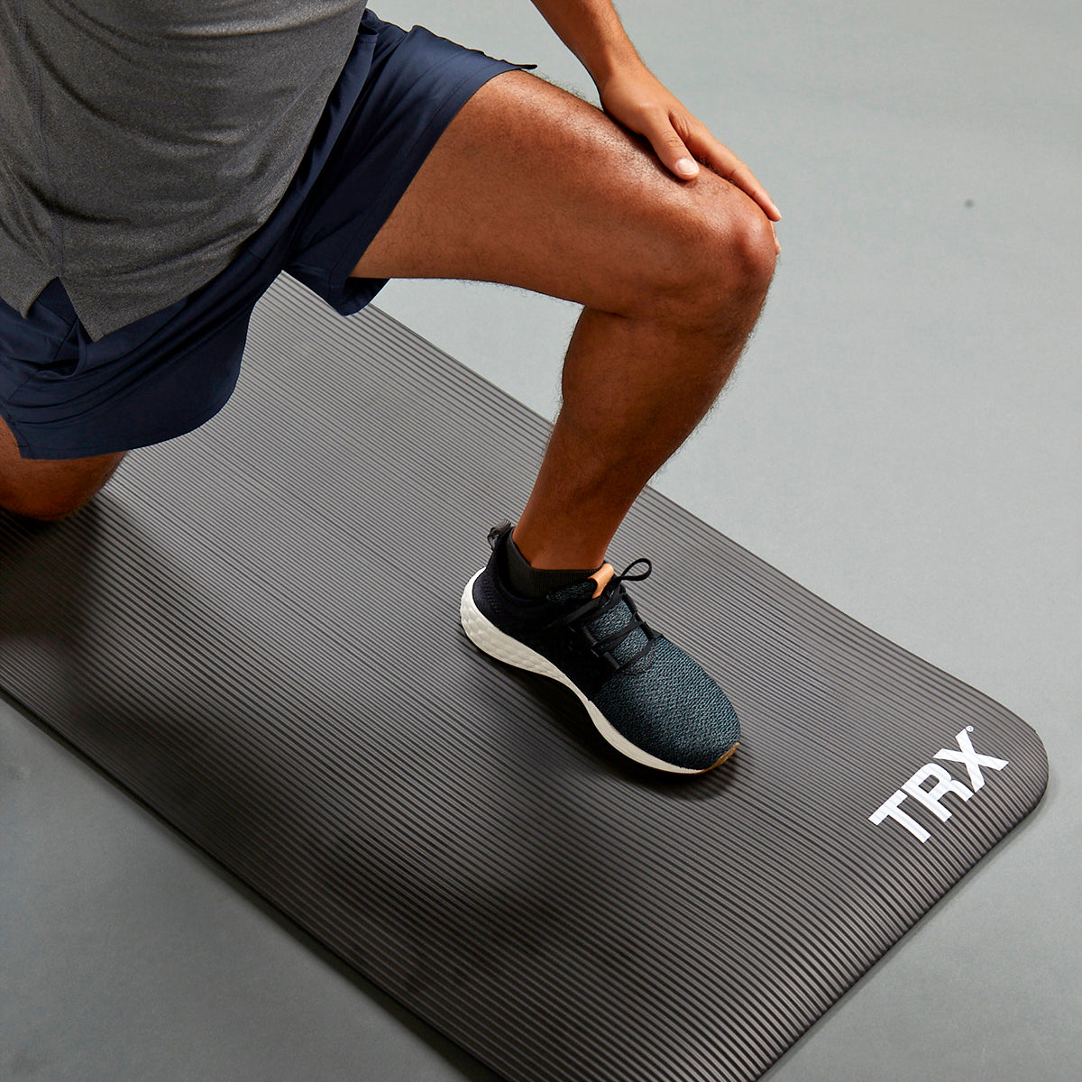 Pilates & Yoga Mat XL (Blue/Gray) for Pilates